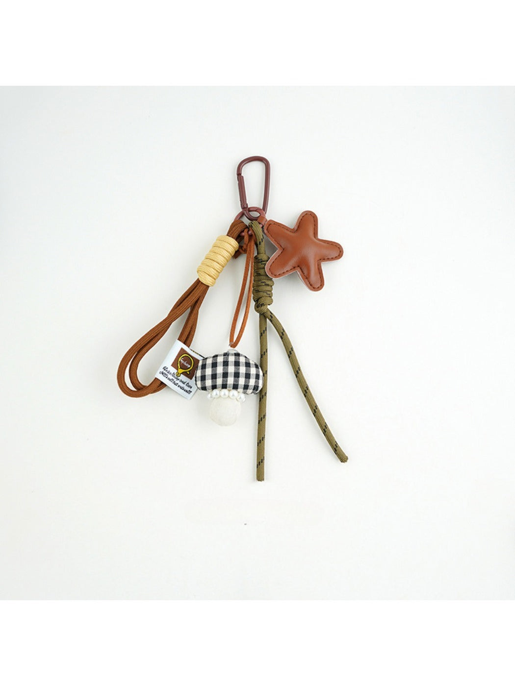 Keypus - Lucky Star Faux Leather Keychain