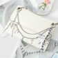 Keypus - Bow Cross Chain Decorative Alloy Bag Charm