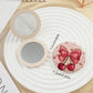 Mirroray - Bow and Cherry Pattern Compact Mirror