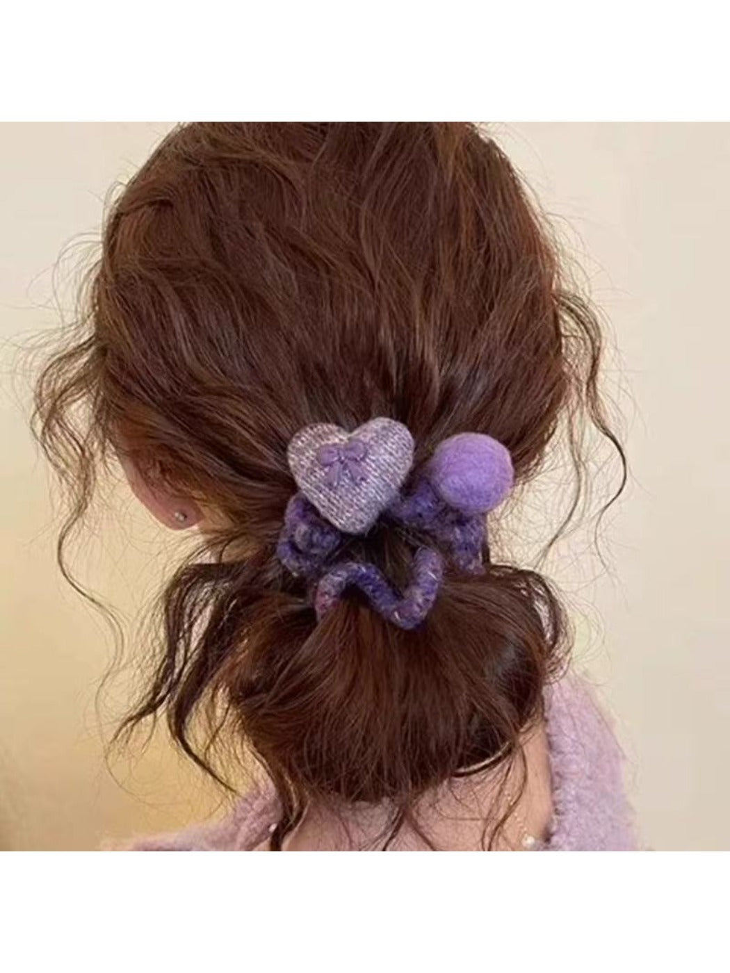 Gifty - Cute Heart Shaped Spiral Hair Ties