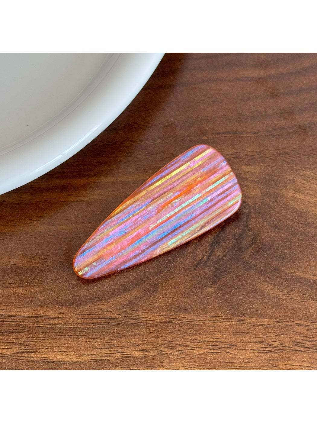 Beau - Acetic Acid Colorful Water Droplet Hairpin