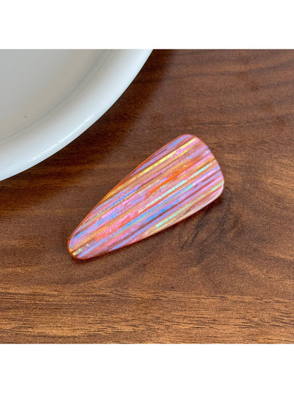 Beau - Acetic Acid Colorful Water Droplet Hairpin