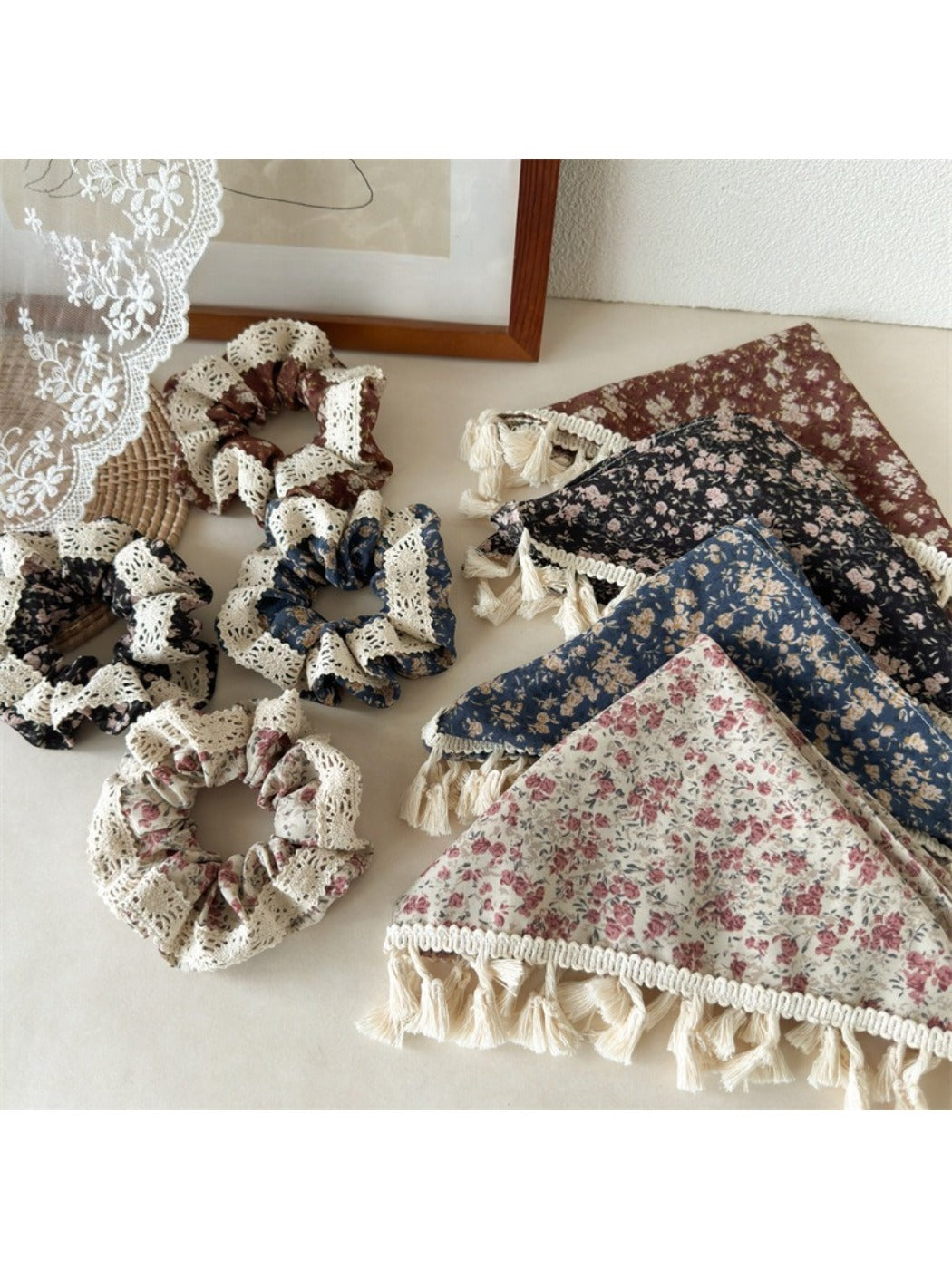 Gifty - Spring Inspired Floral Hair Scrunchie