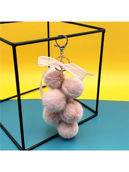 Keypus - Grape Shaped Plush Keychain Bag Charm