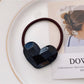 Gifty - Candy Color Heart Acetate Hair Ties Ponytail