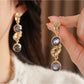 Nozari - Retro Round Link Necklace And Earrings