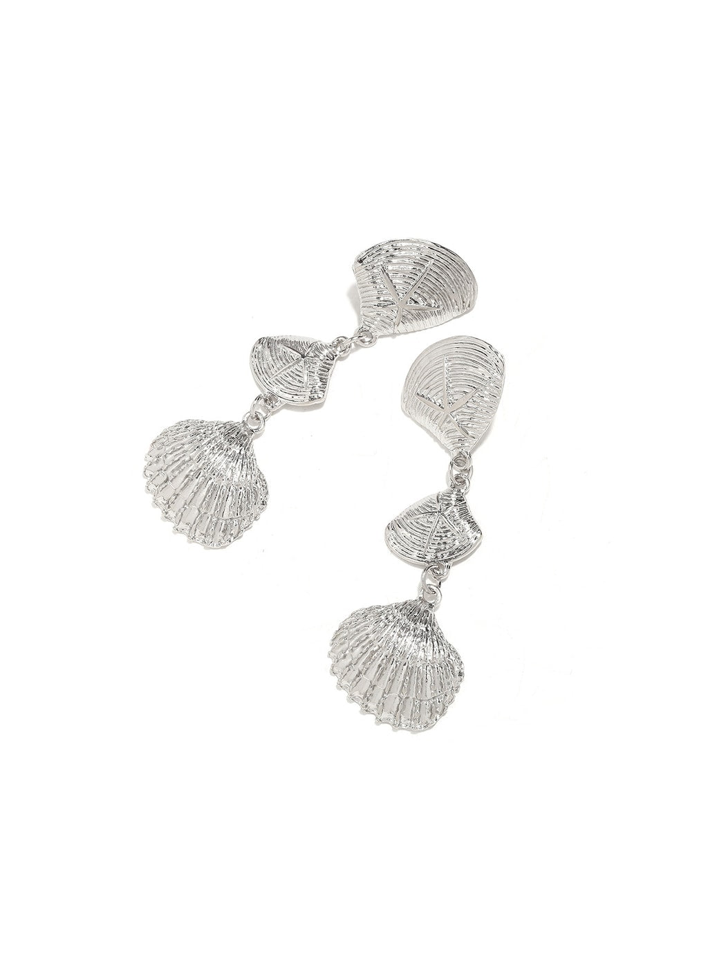 Earedge - Plated Alloy Sea Life Motif Drop Earrings