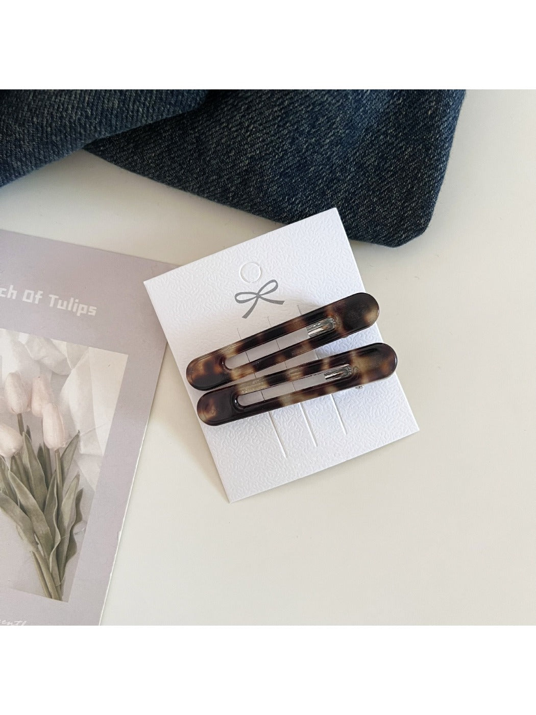 Beau - Minimalist Openwork Oval Hair Clip