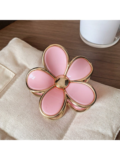 Beau - Five Petal Flower Hair Claw Clip
