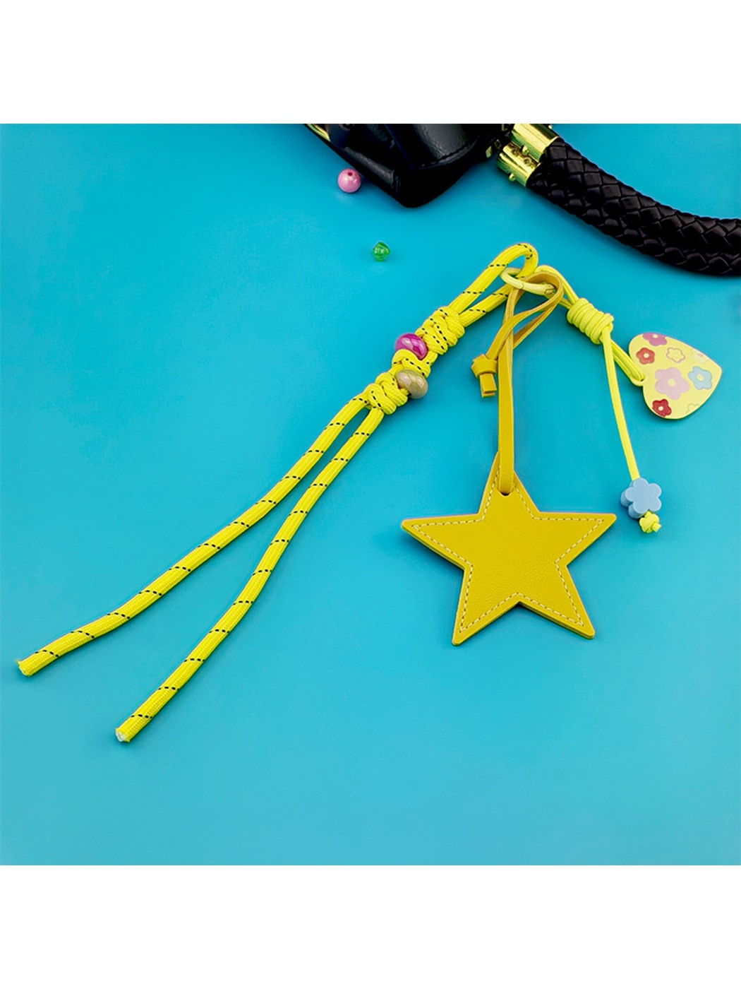 Keypus - Star Shaped PVC Pendant Bag Charm Keychain