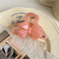 Beau - Alloy and Acetate Fiber Bow Shape Claw Clip