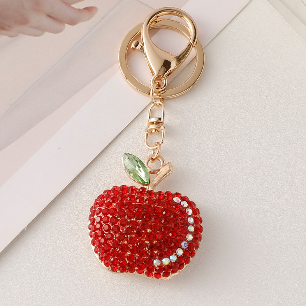 Keypus - Christmas Theme Apple Shape Keychain