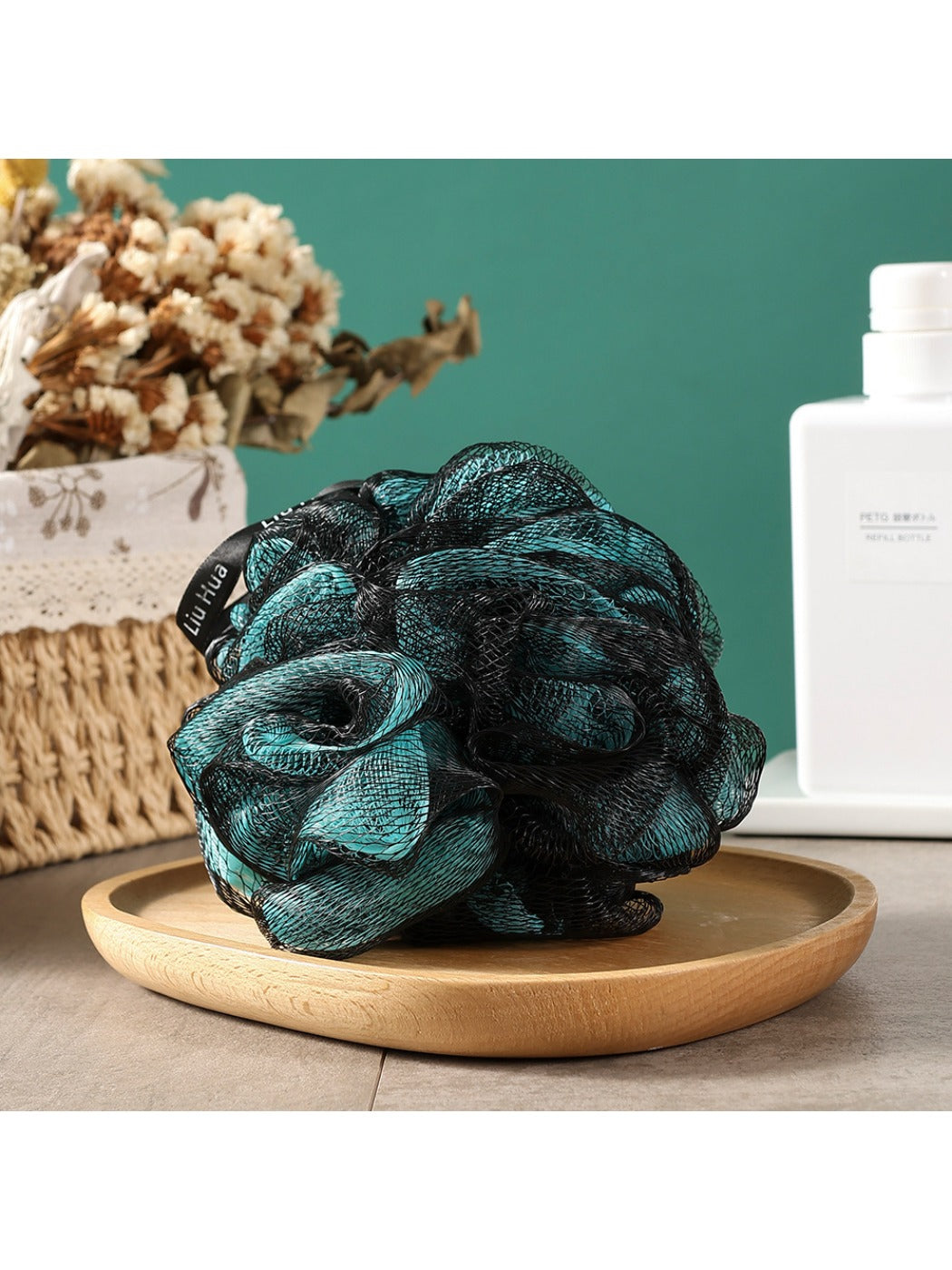 Papo - Dual Color Bath Sponge Soft Shower Ball