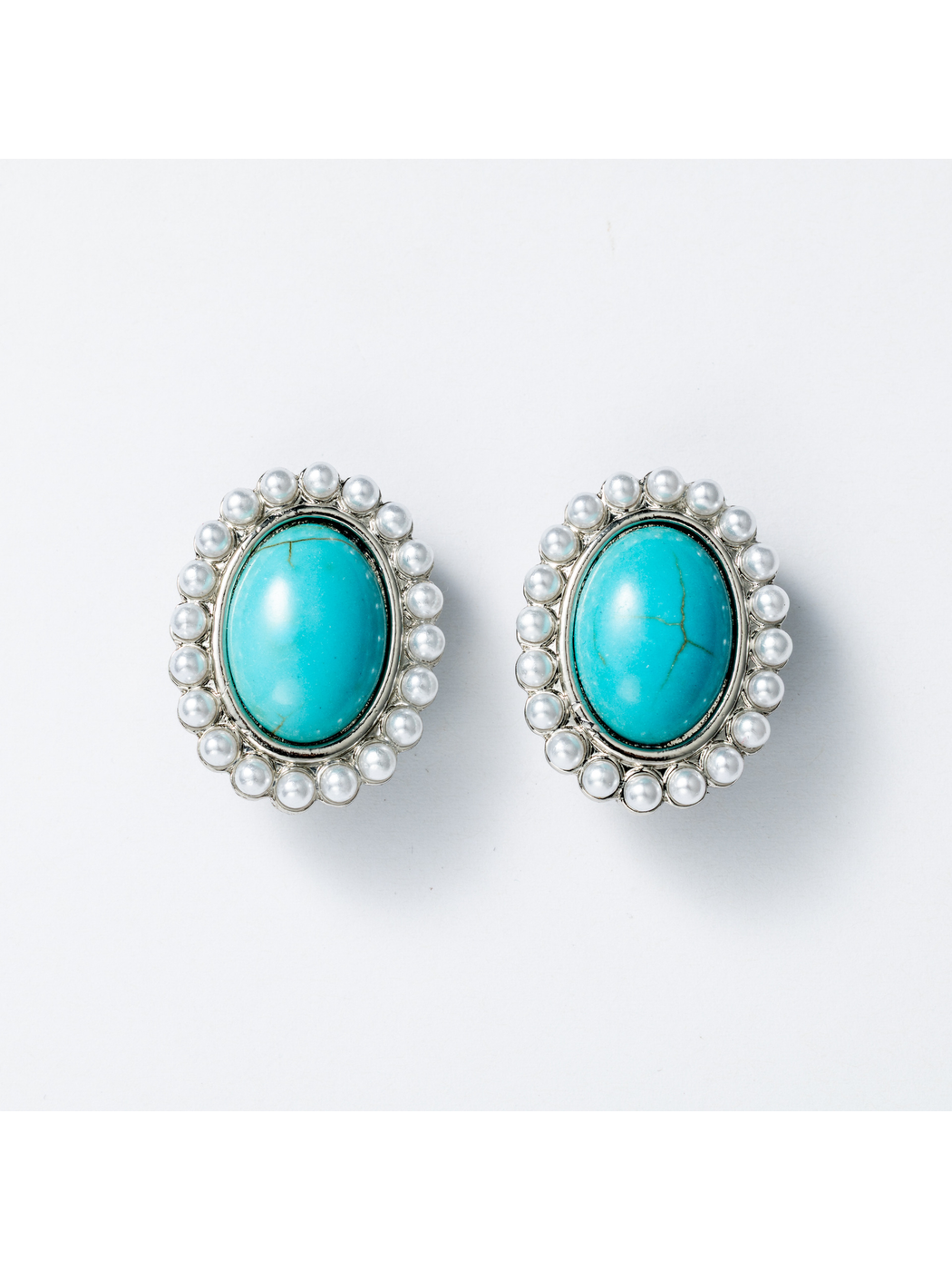 Earedge - Retro Oval Drop Statement Dangle Earrings