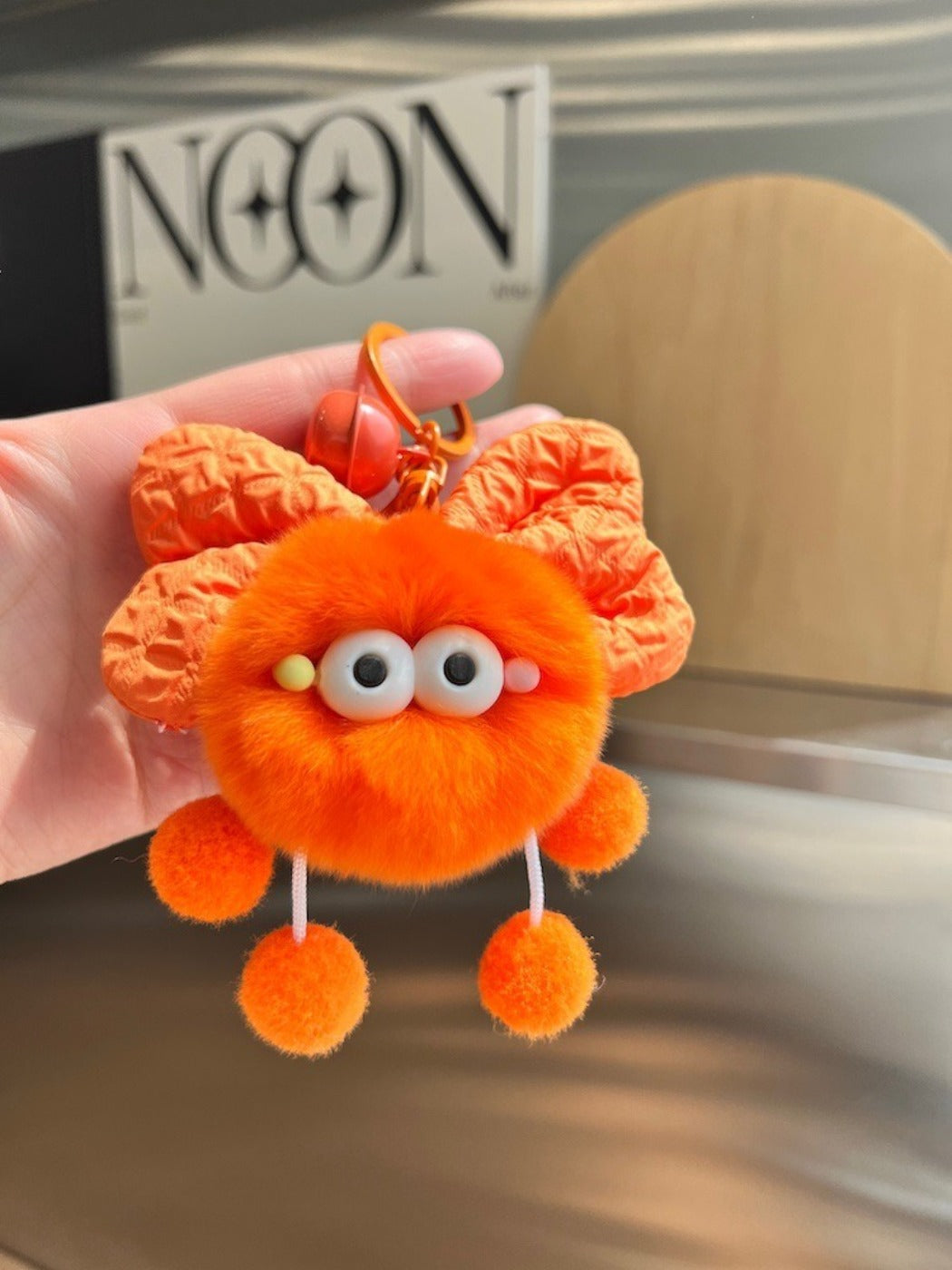 Keypus - Bow Coal Plush Keychain