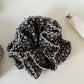Gifty - Vintage Small Floral Ruffled Scrunchie