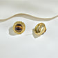 Earedge - Three-Dimensional Round Earrings