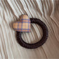 Gifty - Polyester Heart Detail Decorative Elastic Hair Tie