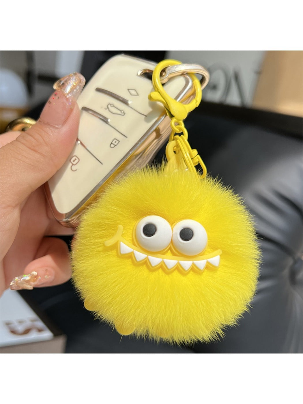 Keypus - Small Coal Ball Doll Keychain