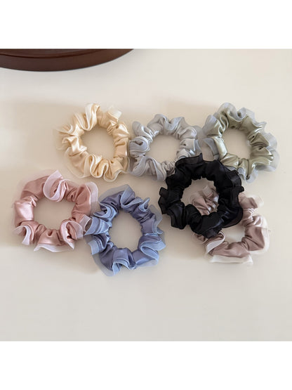Gifty - Simple Ruffle Edge Polyester Scrunchie