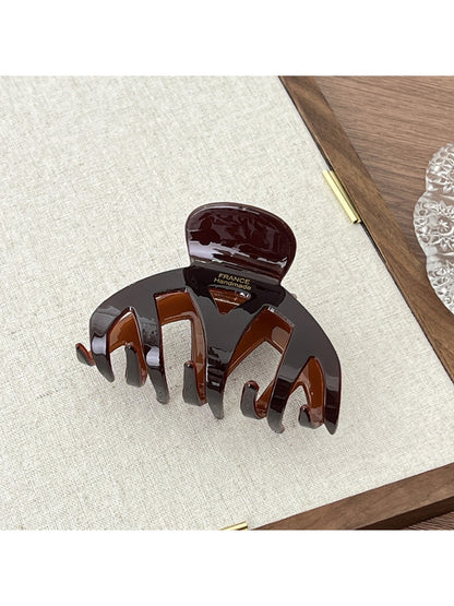 Beau - Retro Geometric Chunky Hair Claw Clip