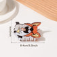 Beau - Brown Cartoon Dog Shape Claw Clip