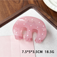 Beau - Lacquered Polka Dot Ring Accent Claw Clip