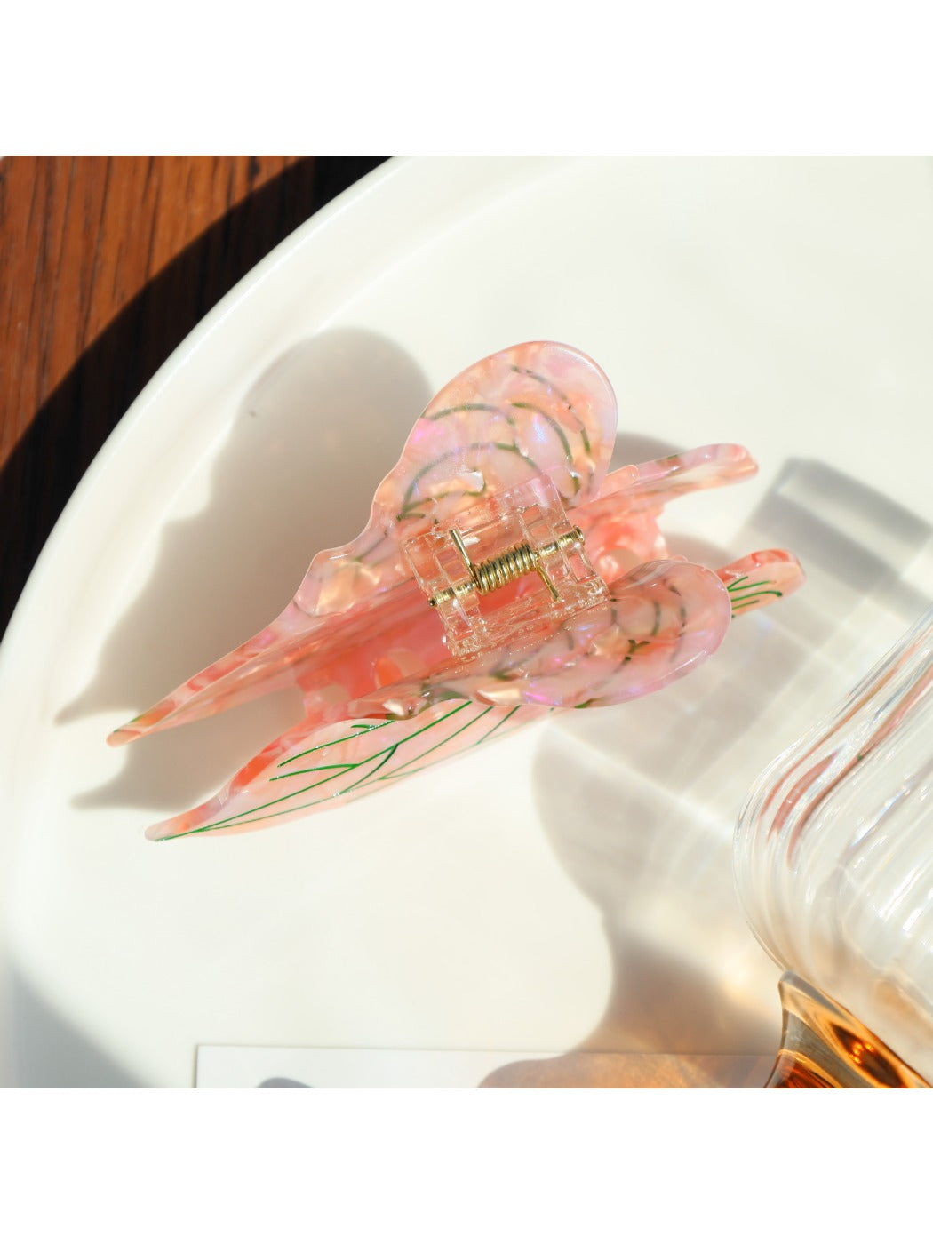 Beau - Acetate Leaf Hair Claw Clip