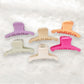 Beau - Matte Solid Color Plastic Claw Clip