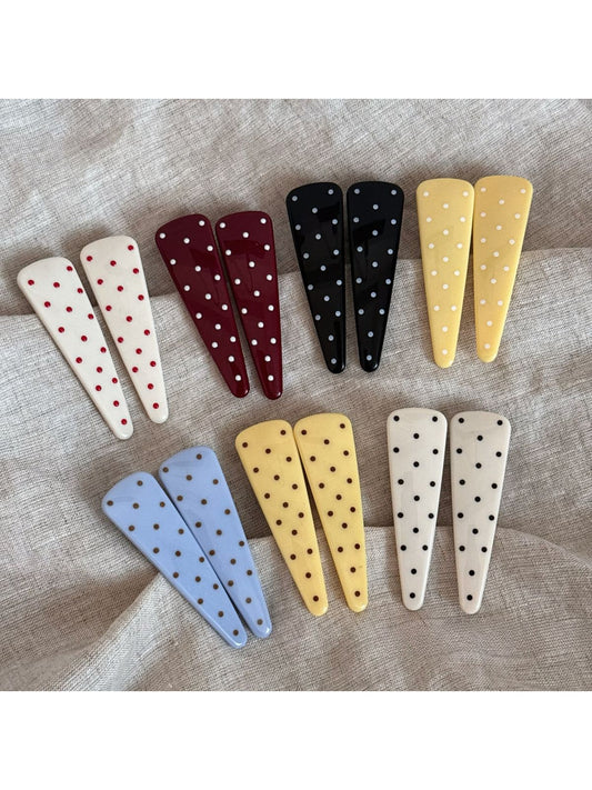 Beau - Irregular Triangle Polka Dot Hair Clip