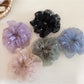 Gifty - Polyester Mesh Beaded Detail Scrunchie
