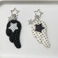 Keypus - Polka Dot Angel Wing Star Keychain Charm