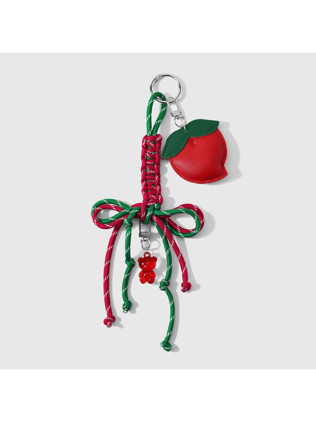 Keypus - Y2K Style Peach Pineapple Bag Pendant Keychain