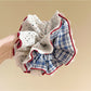 Gifty - Blue Retro Lace Scrunchie