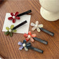 Gifty - Acetate Hair Ties with Flower Design