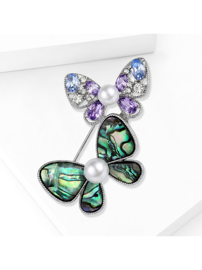 Brovia - Butterfly Alloy Fashion Brooch