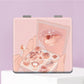Mirroray - Cartoon Print Folding PU Glass Makeup Mirror