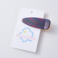 Beau - Woodgrain Colorful Triangle Hair Clip