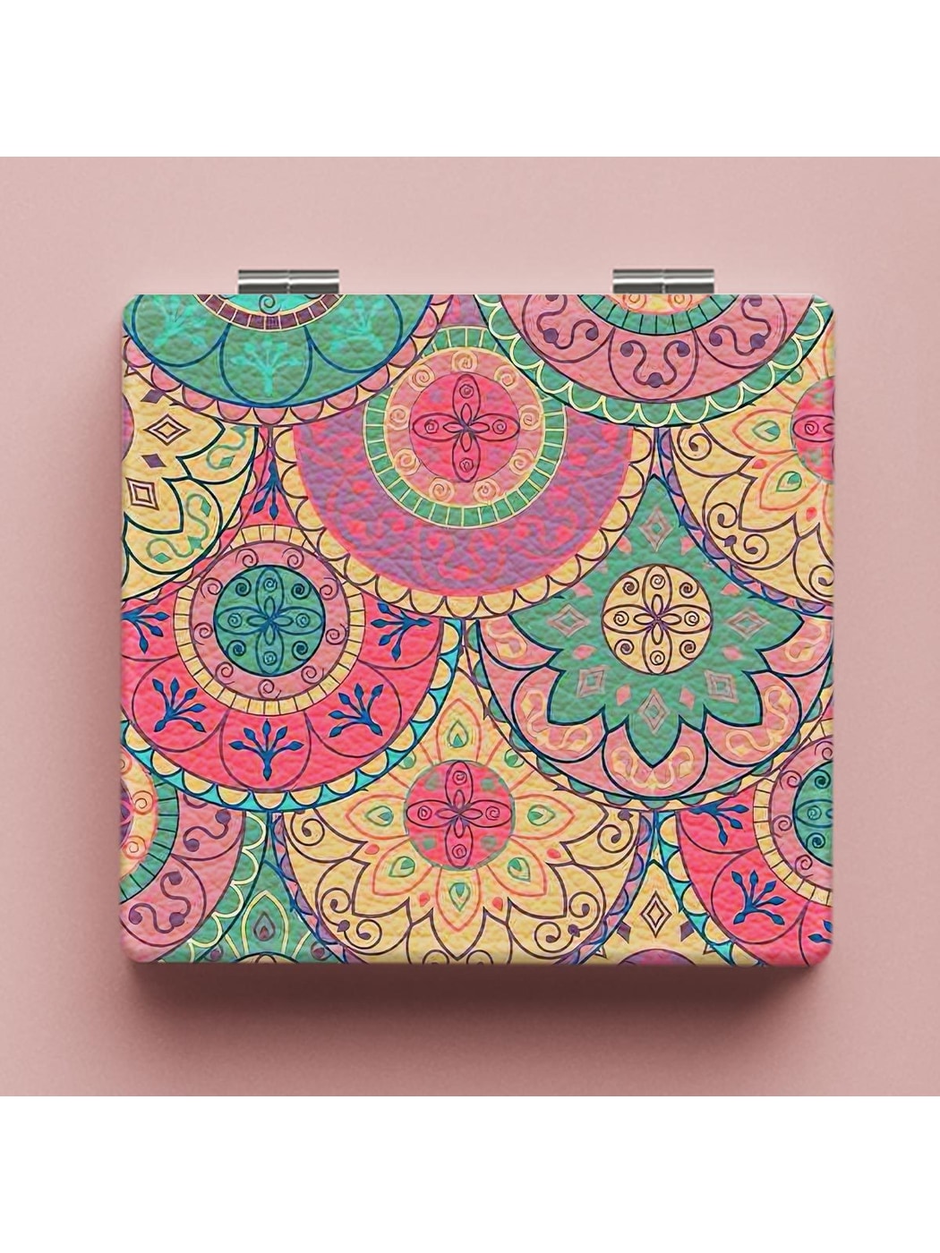 Mirroray - Patterned Foldable Compact Makeup Mirror