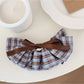 Beau - Pleated Bow Fabric Banana Clip Hair Clip