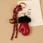 Keypus - Glove Shaped Woven Cord Plush Bag Charm Keychain