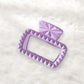 Beau - Open Square Textured Hair Claw Clip
