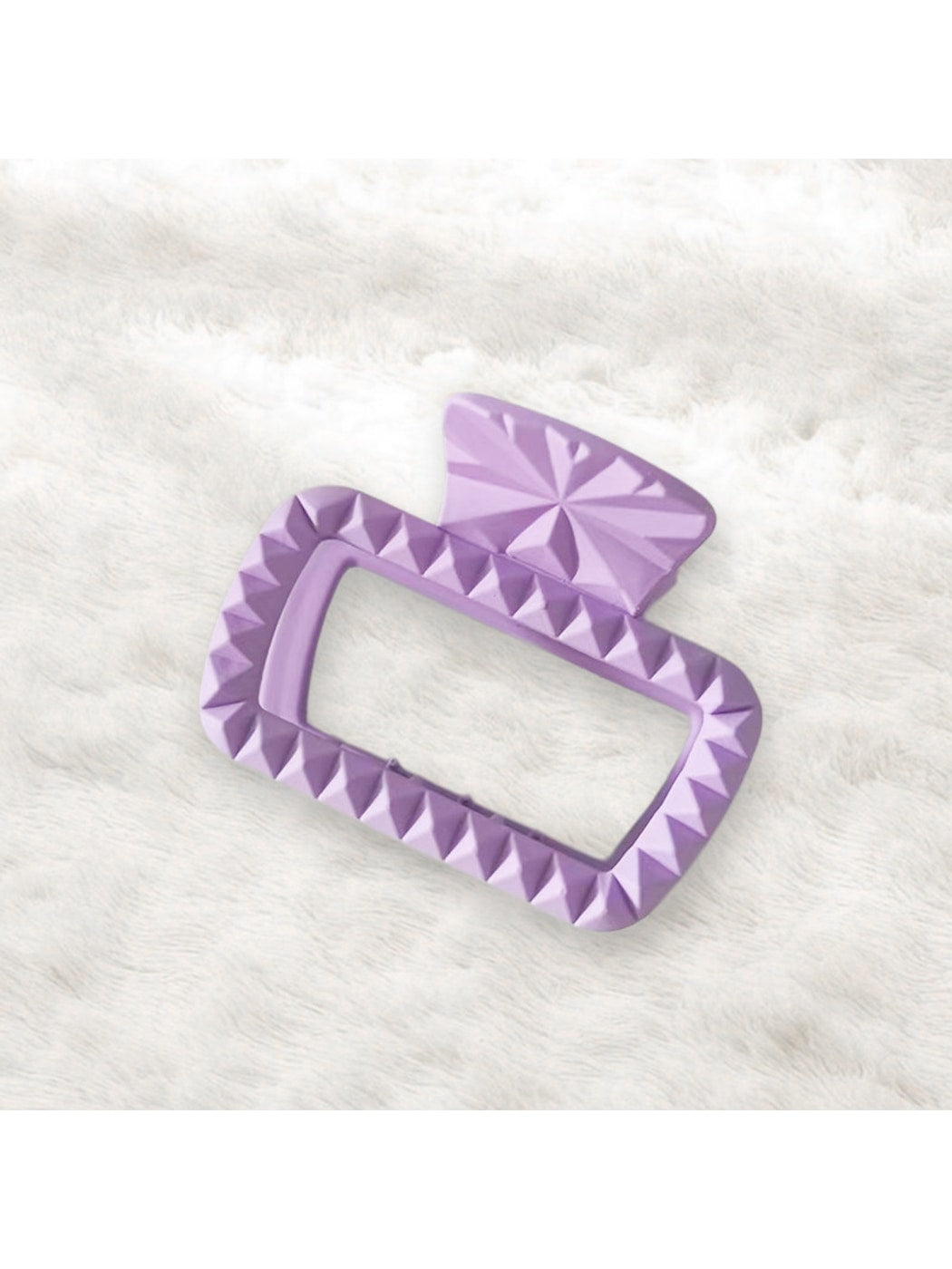 Beau - Open Square Textured Hair Claw Clip