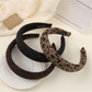 Gifty - Leopard Print Padded Rounded Headband