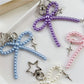 Keypus - Beaded Bow Star Detail Decorative Keychain