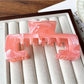 Beau - Geometric Hollow Marble Claw Clip