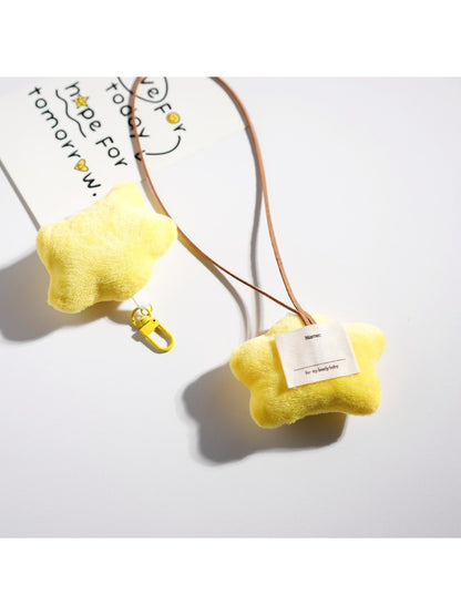 Keypus - Adorable Yellow Star Shaped Keychain