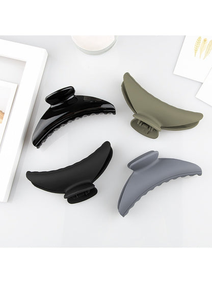 Beau - Minimalist Solid Color Half Circle Claw Clip