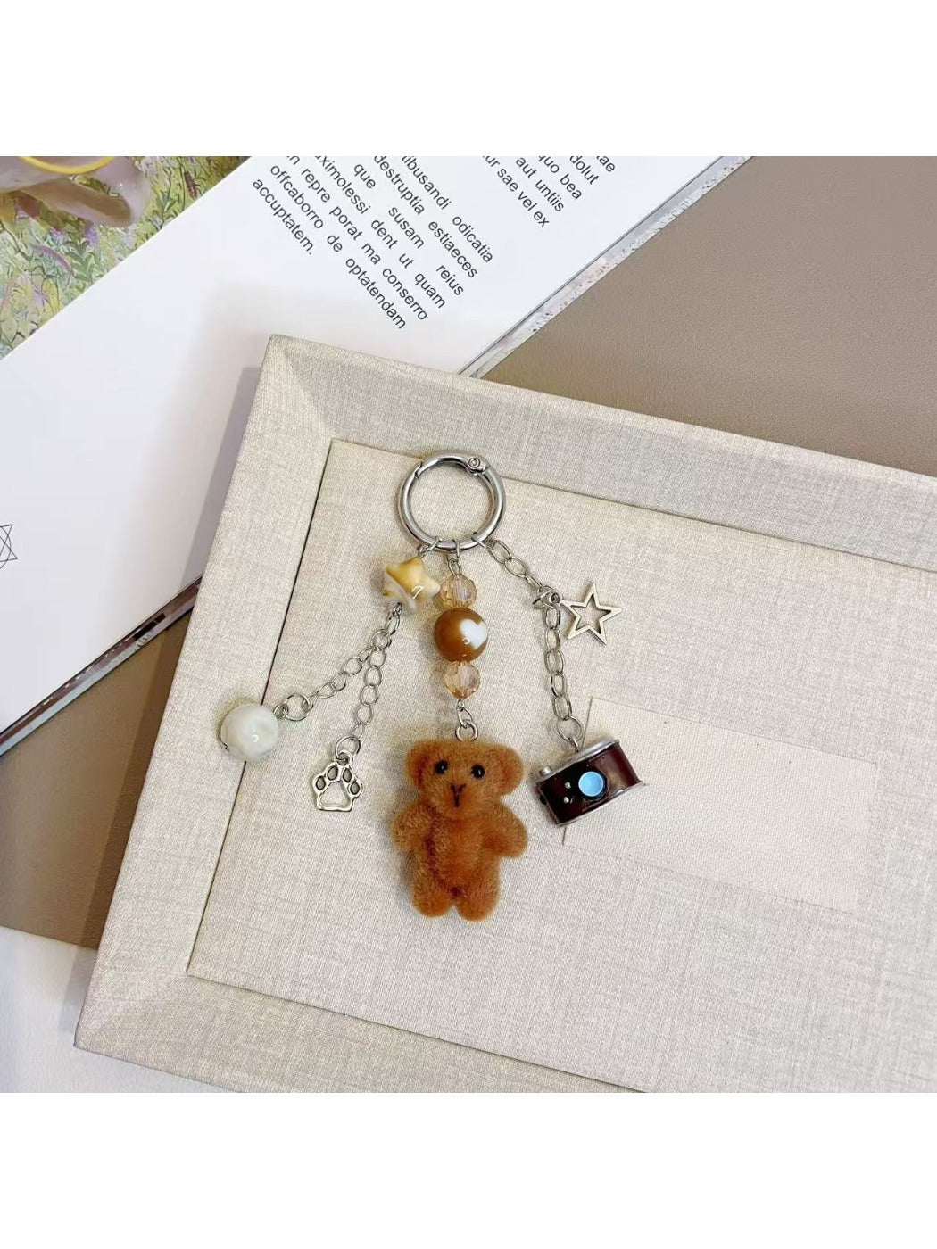 Keypus - Adorable Bear Charm Keychain