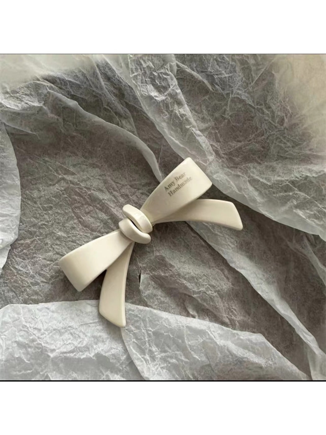 Beau - Cute Solid Color Bow Hair Clip